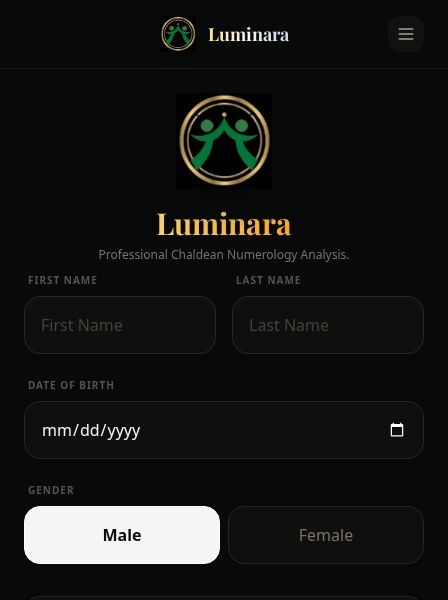 Luminara app preview